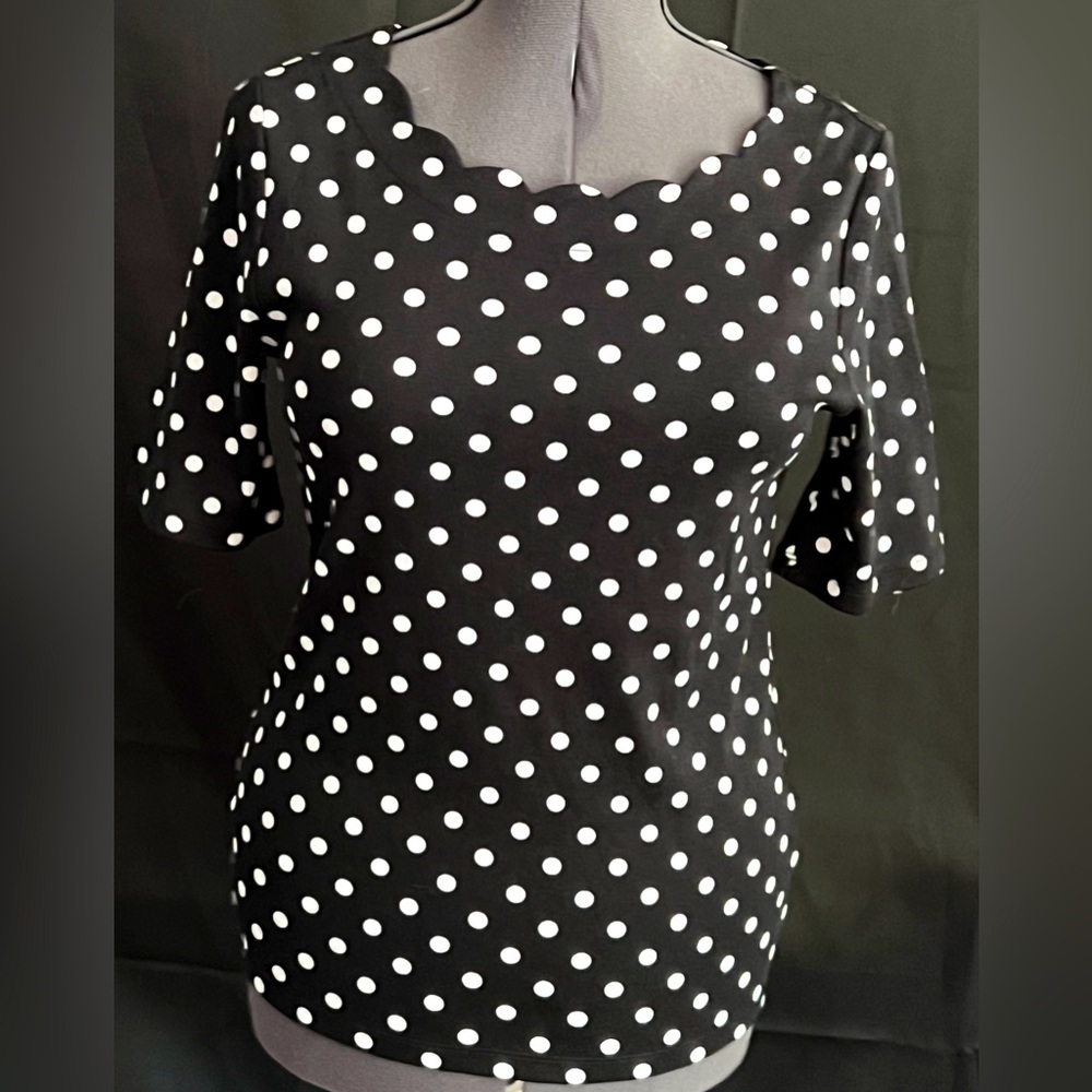 Rafaella Women's Polka Dot Top Medium